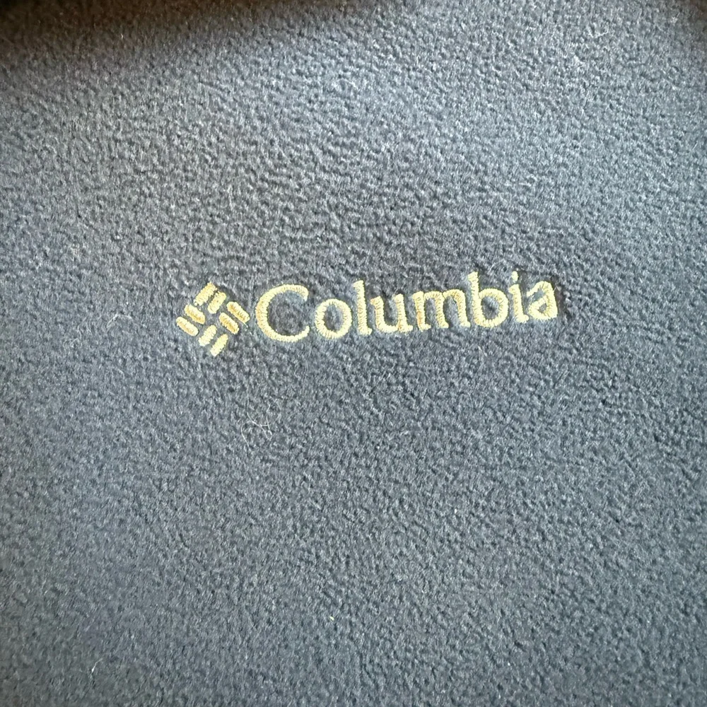 Men’s‎ Columbia Sportswear Company Navy Fleece Jacket Full Zip W/ Pockets Large